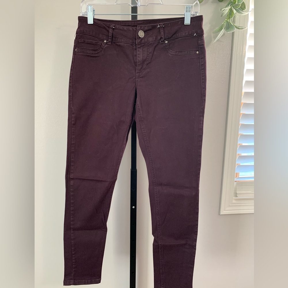 Maurices Stylish Plum Jeggings
